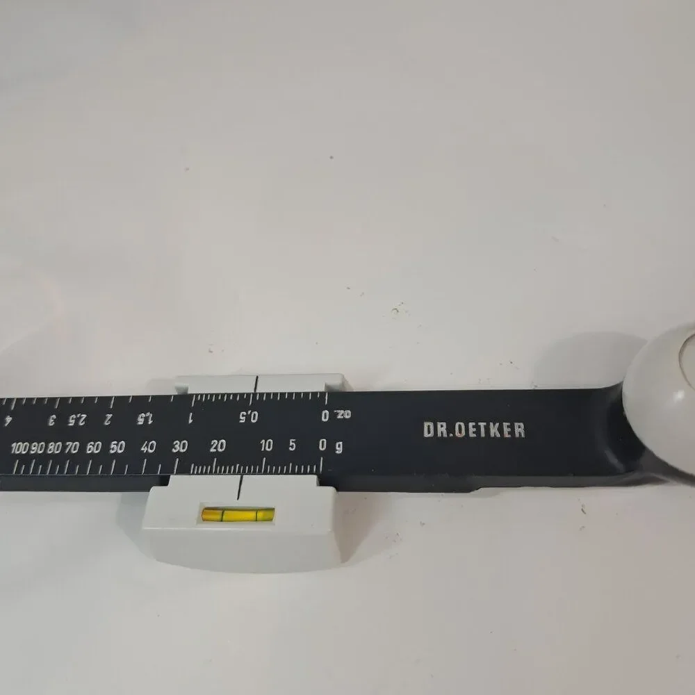 Dr. Oetker Kitchen Balance Scale black plus minus DBGM Made in‎ Germany Vintage
